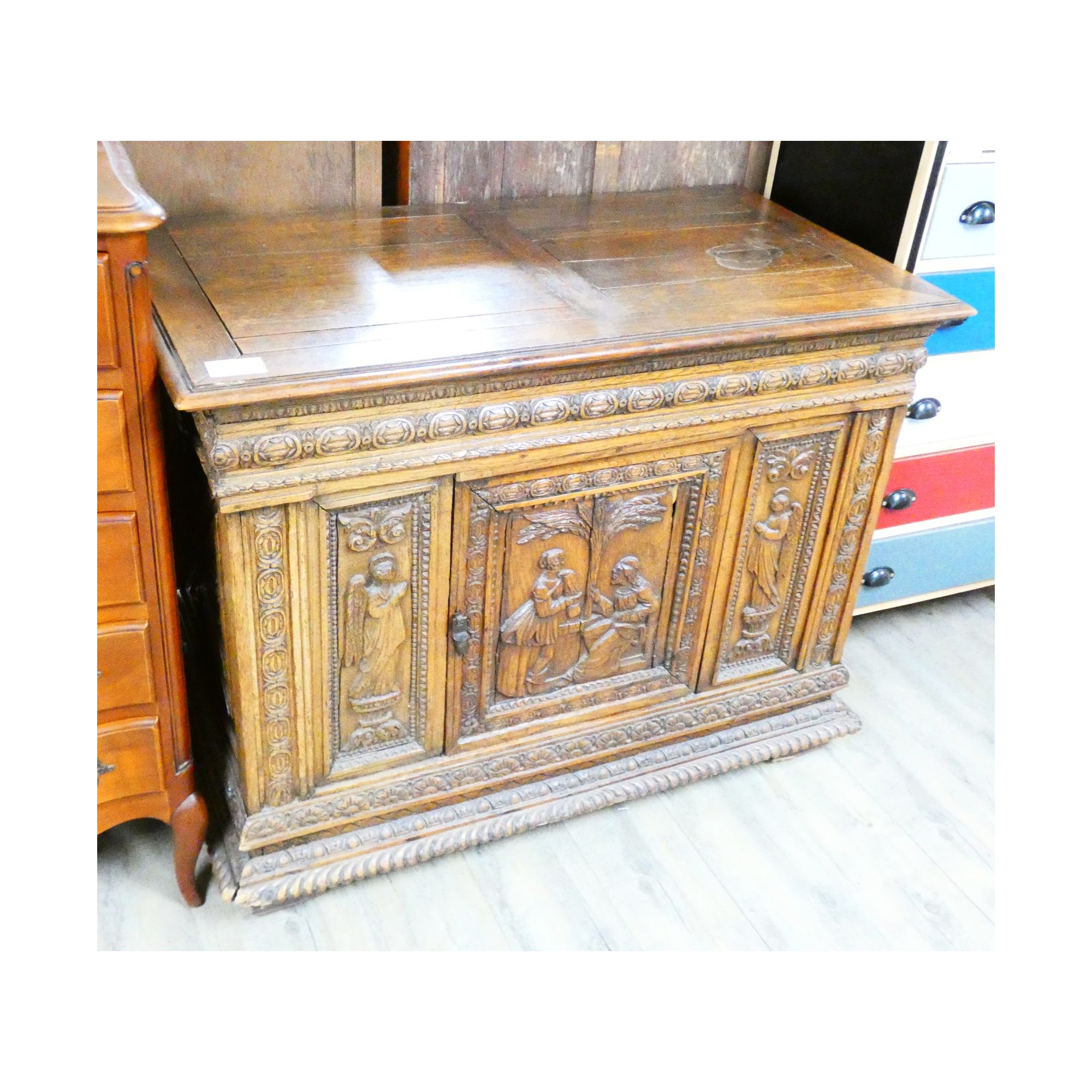 Meuble de Presbytère XIXe Siècle 1 Porte Meuble de Presbytère XIXe Siècle 1 Porte