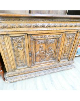 Meuble de Presbytère XIXe Siècle 1 Porte
