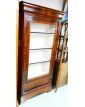 Vitrine Acajou avec 1 Porte et Clé