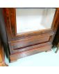 Vitrine Acajou avec 1 Porte et Clé