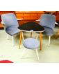 Ensemble 2 Fauteuils, Tabouret et Table Années 50