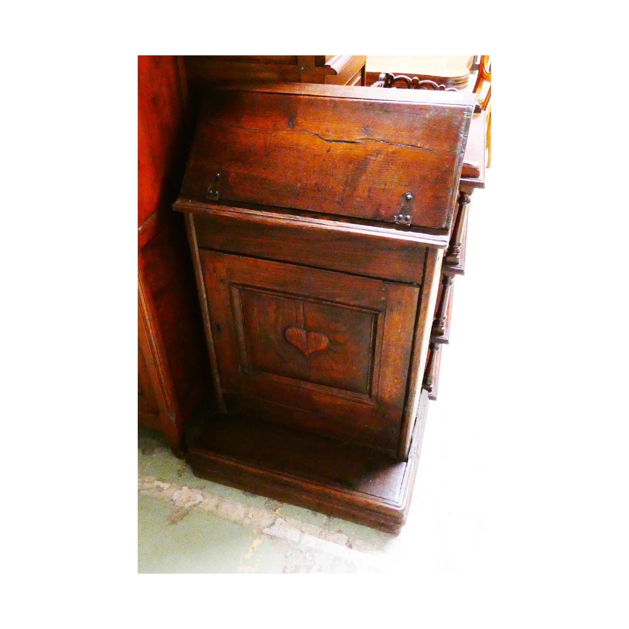Lectern with Drop Leaf and Key Lectern with Drop Leaf and Key