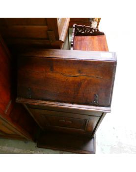 Lectern with Drop Leaf and Key