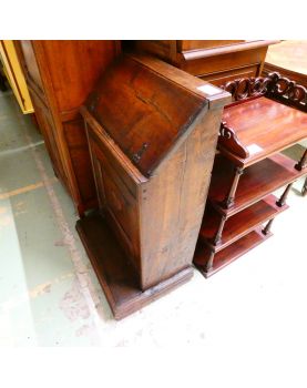 Lectern with Drop Leaf and Key