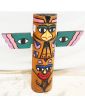 Totem en Bois Polychrome