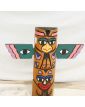 Totem en Bois Polychrome