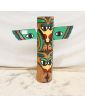 Totem en Bois Polychrome