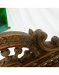 Fauteuil en Bois Sculpté Décor Bretons