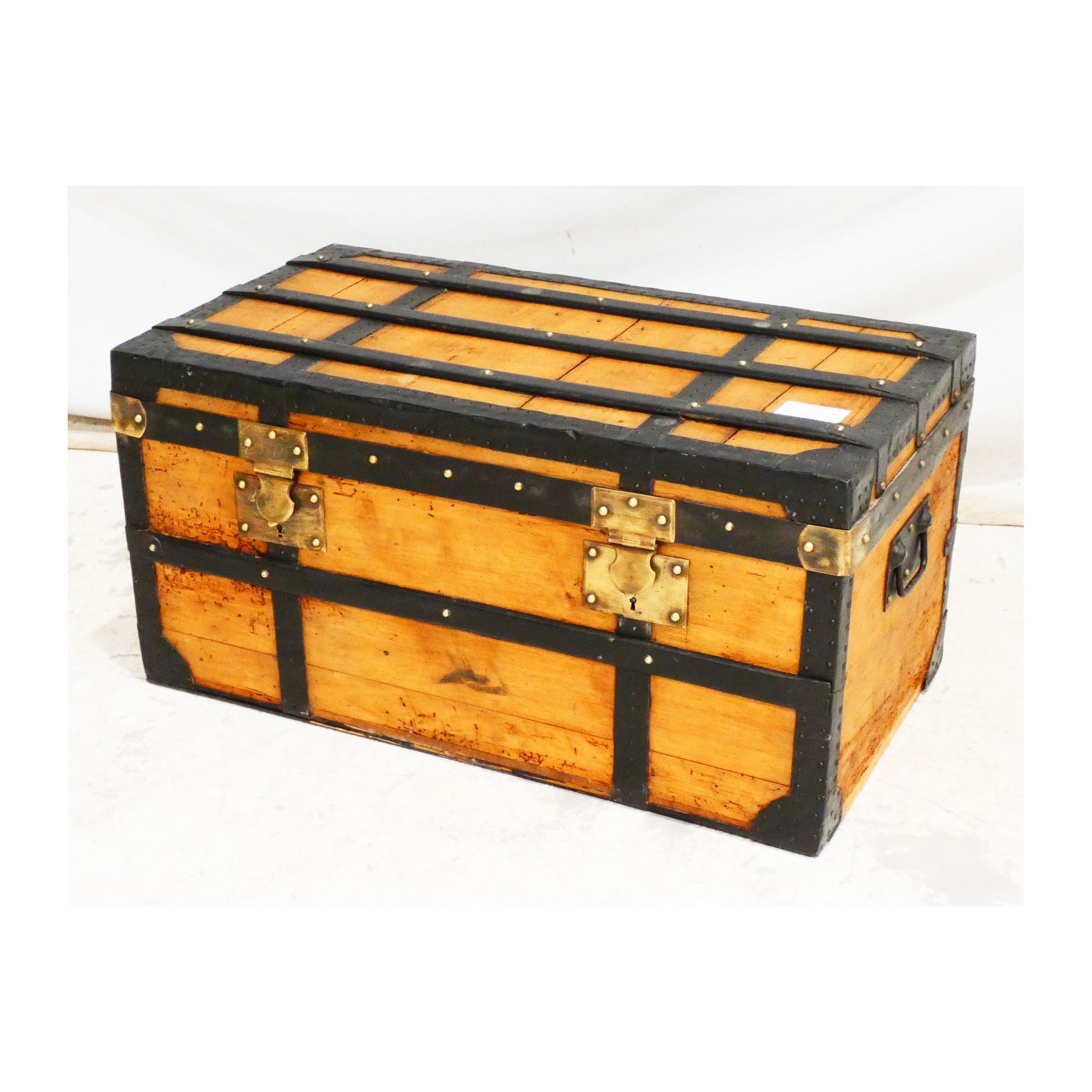 Old Flat Trunk Refurbished Old Flat Trunk Refurbished