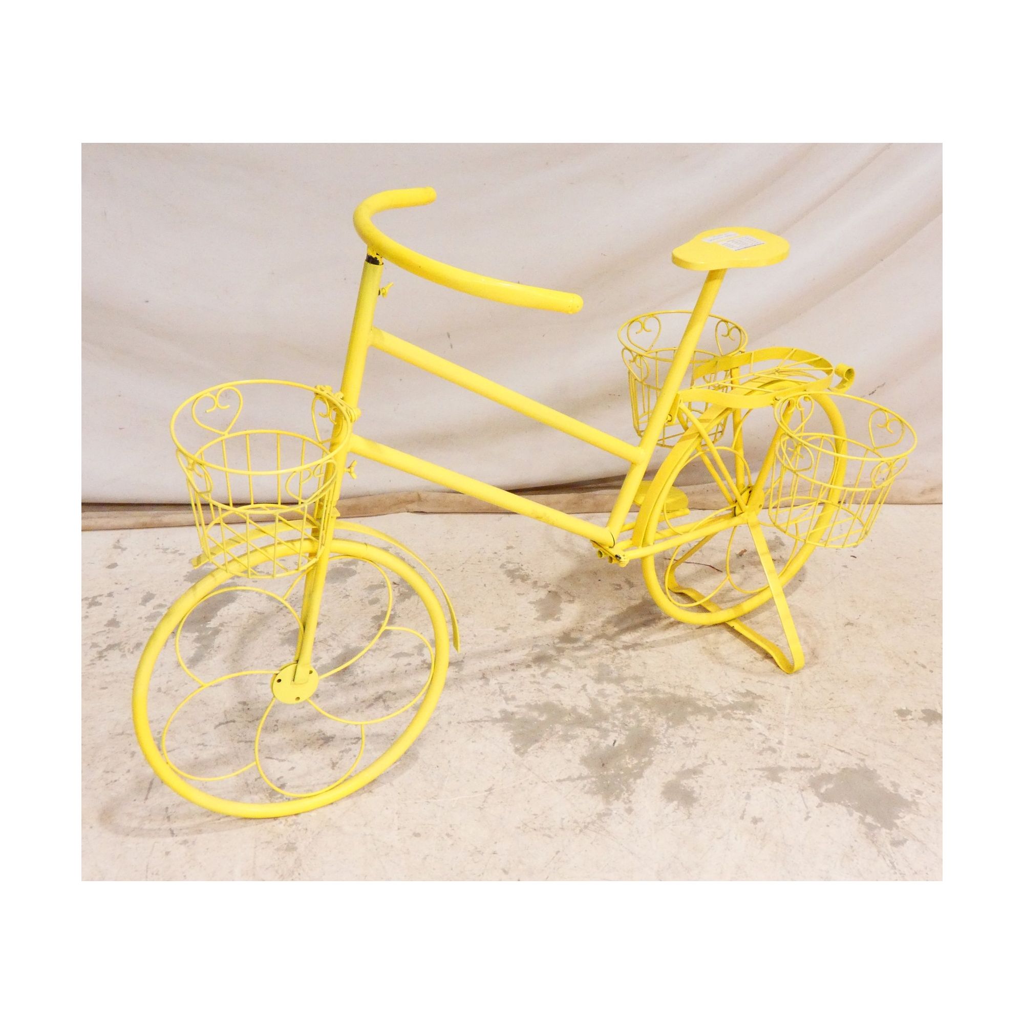 Yellow Bicycle Flower Stand Yellow Bicycle Flower Stand