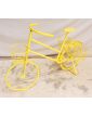 Support à Fleurs Vélo Jaune