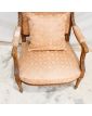 Louis XVI Style Upholstered Armchair in Pink