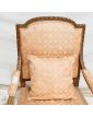 Fauteuil Tapissé Style Louis XVI Rose