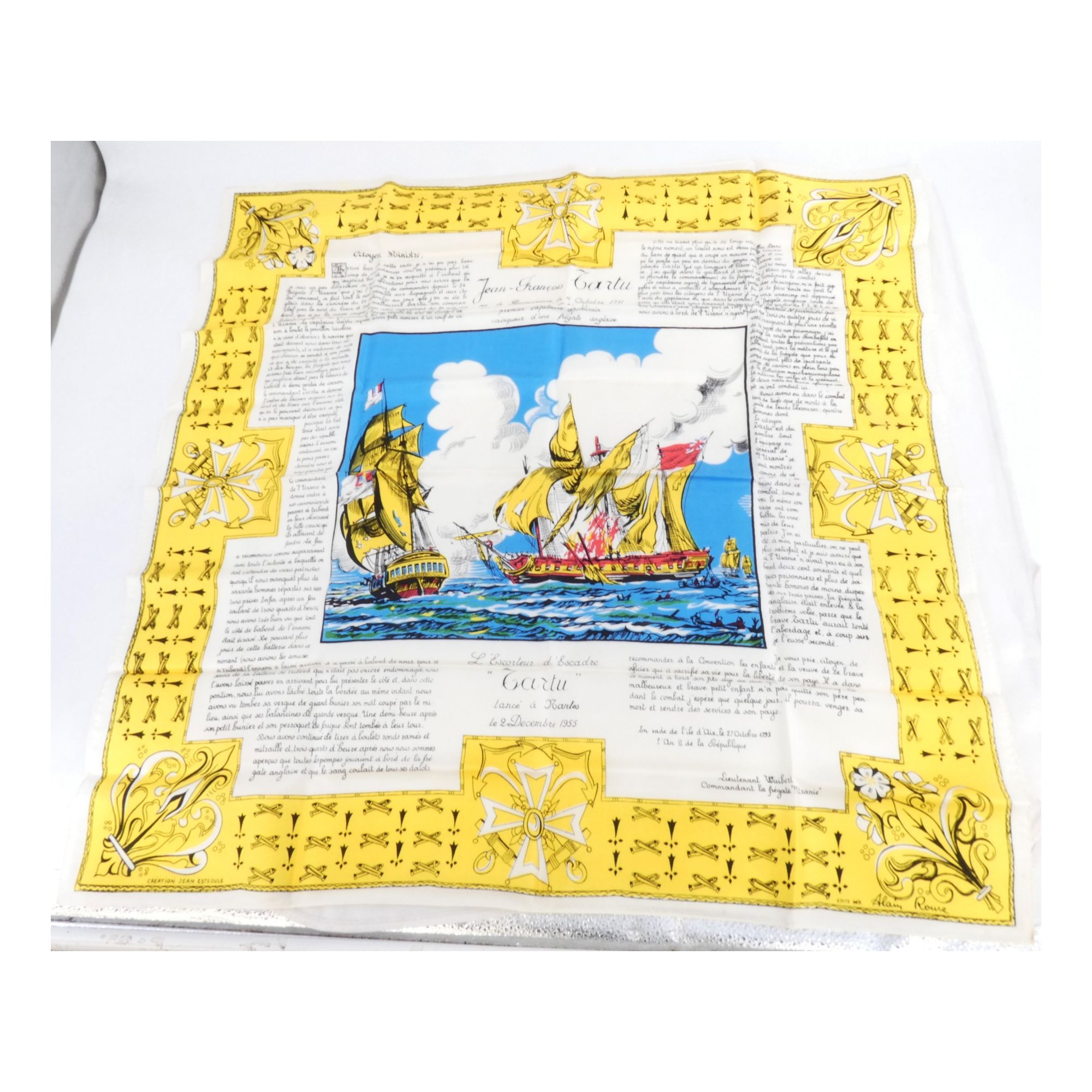 Foulard Décoratif Escorteur D’ESCADRE TARTU Foulard Décoratif Escorteur D’ESCADRE TARTU