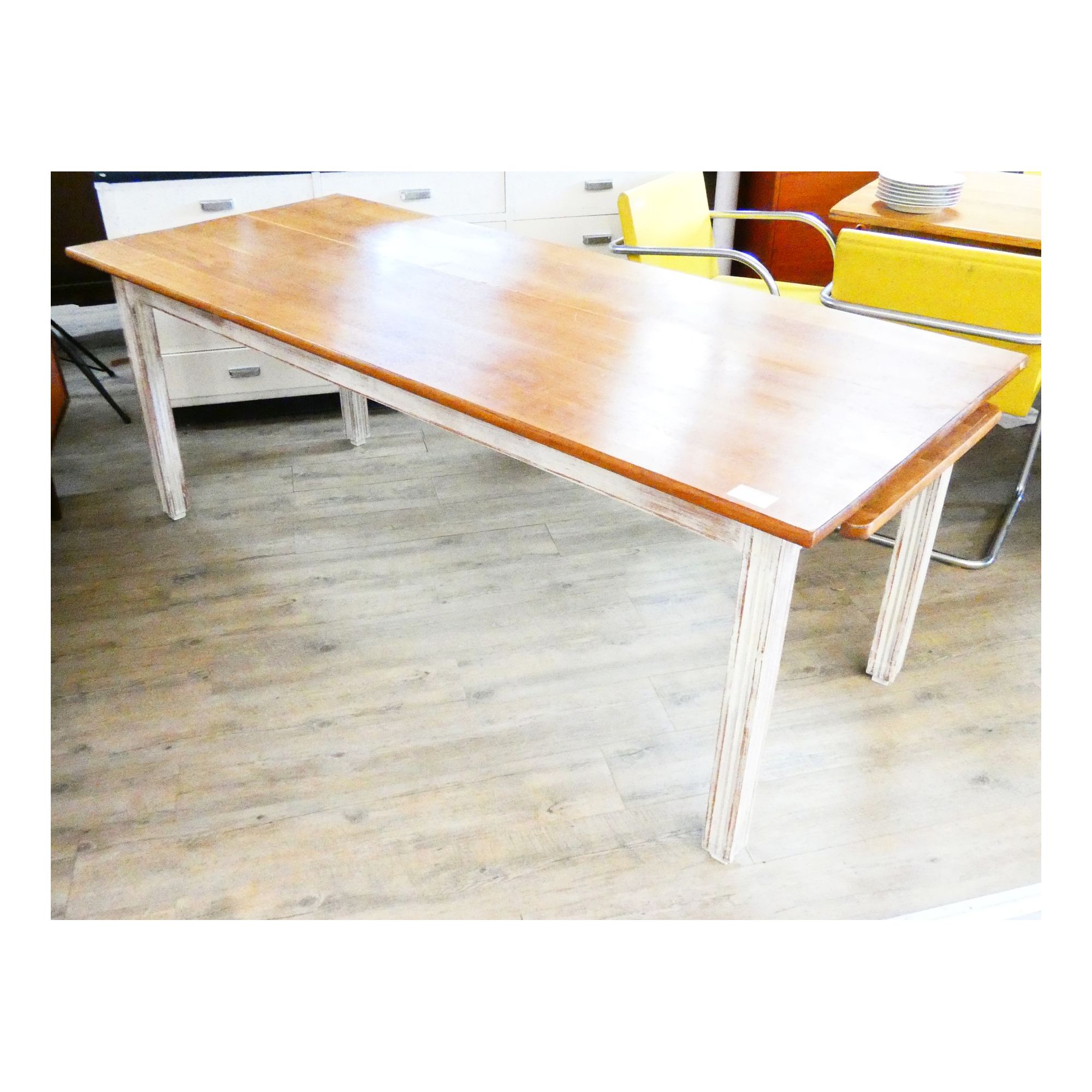 Ancienne Table de Ferme Patinée Ancienne Table de Ferme Patinée