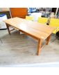Ancienne Table de Ferme en Merisier 1 Tablette