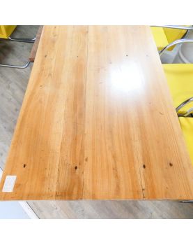 Ancienne Table de Ferme en Merisier 1 Tablette