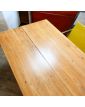 Ancienne Table de Ferme en Merisier 1 Tablette