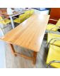 Ancienne Table de Ferme en Merisier 1 Tablette