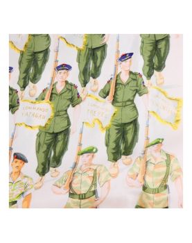 Foulard HERMES Marine rifles
