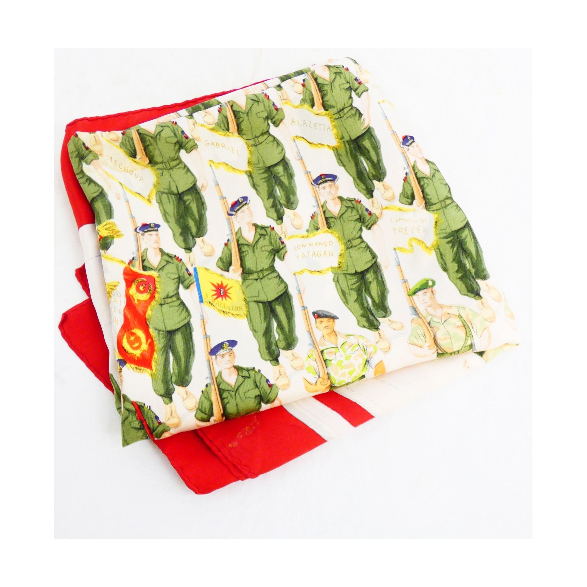 Foulard HERMES Fusiliers Marins Foulard HERMES Fusiliers Marins