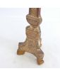 Golden Wooden Candle Holder Repainted on 2 Sides