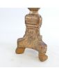 Golden Wooden Candle Holder Repainted on 2 Sides