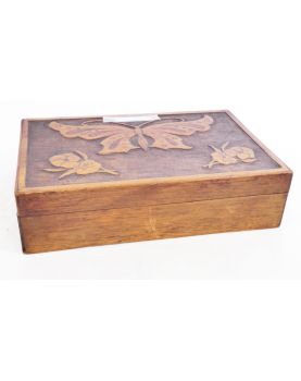 Boîte en Bois Art Nouveau
