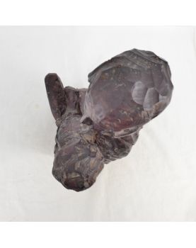 Carved Wooden Religious Statue