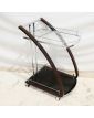 Chrome Bar Trolley on Wheels