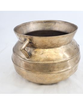 Chaudron Bronze XIXe Siècle sans Anse