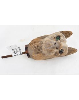 Pommeau de Canne Tête de Chien