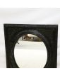 Miroir Napoléon III en Bois Noirci Repeint