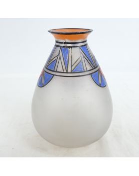 JOMA enamelled vase
