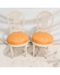 Pair of Pink Upholstered Bedroom Chairs