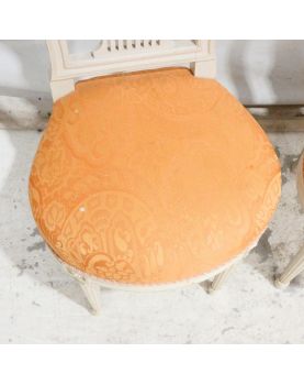 Pair of Pink Upholstered Bedroom Chairs
