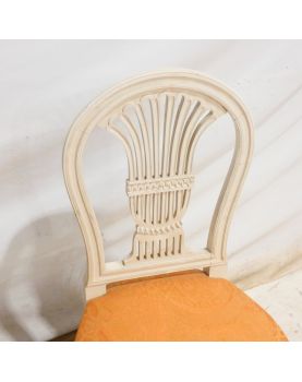 Paire de Chaises de Chambre Tapissées Rose