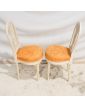 Pair of Pink Upholstered Bedroom Chairs