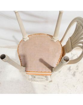 Pair of Pink Upholstered Bedroom Chairs