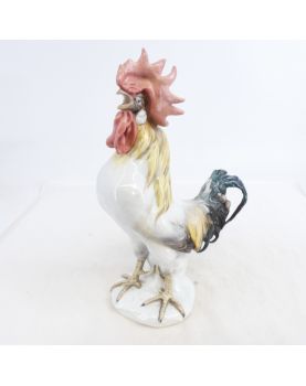 Coq Porcelaine de Saxe par Karl ENS