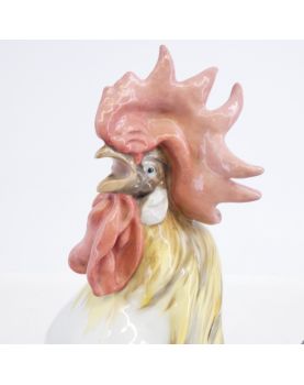 Coq Porcelaine de Saxe par Karl ENS
