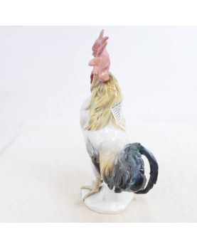 Coq Porcelaine de Saxe par Karl ENS