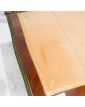 Louis XVI Style Desk with Curved Legs and 3 Drawers and Key