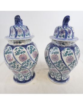 Paire de Potiche Asiatique