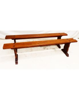 Paire de Bancs en Sapin