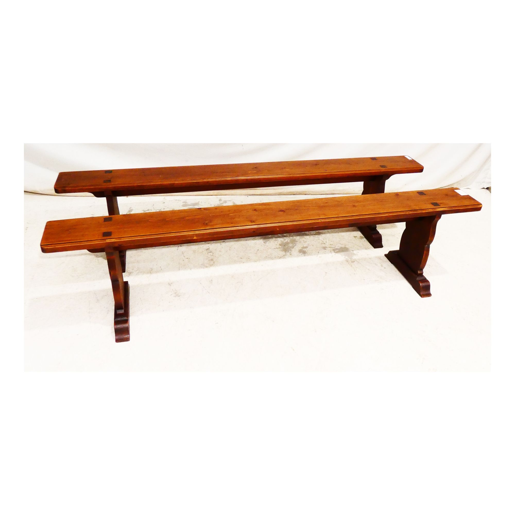 Pair of Fir Benches Pair of Fir Benches