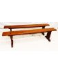 Paire de Bancs en Sapin