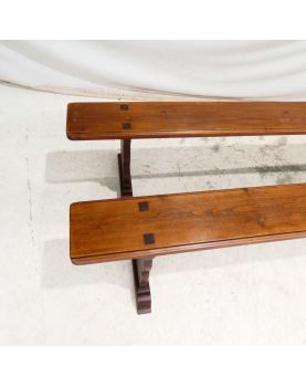 Paire de Bancs en Sapin