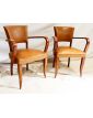 Paire de Fauteuil Club en Skaï