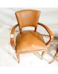 Paire de Fauteuil Club en Skaï